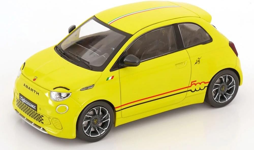 IXO 1/18 フィアット アバルト 500e 2024 イエロー イクソ Fiat Abarth